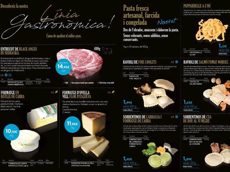 Productes d'alta gastronomia distribució