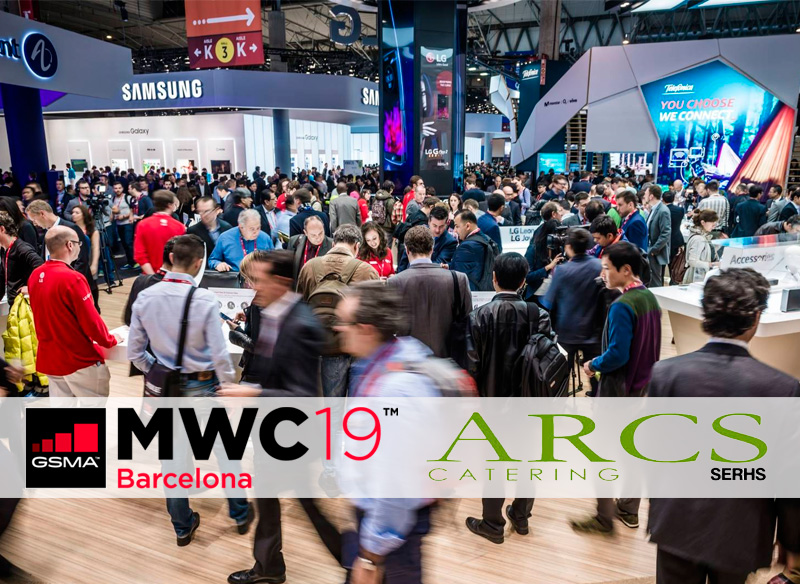 ARCS Càtering per segon any consecutiu al Mobile World Congress 2019