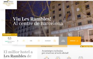 L'Hotel SERHS Rivoli Rambla llença el seu nou web