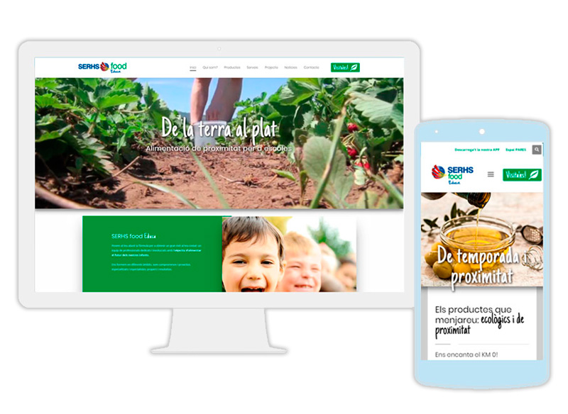 SERHS Food Educa estrena nou web per consolidar la relació de proximitat amb les famílies