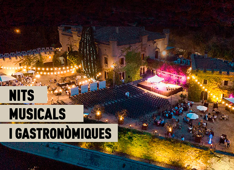 Nits musicals gastronòmiques al Castell Jalpí d'Arenys de Munt