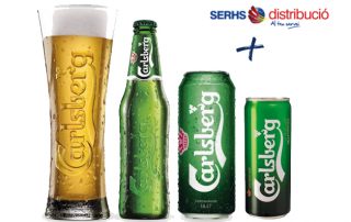 SERHS Distribució distribueix la cervesa Carlsberg
